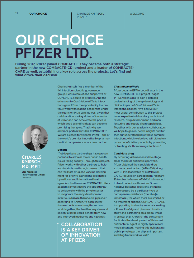 Our Choice: Pfizer Ltd.