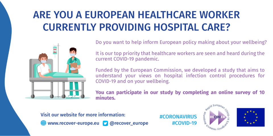 Healthcare Workers in COVID-19: A Study on Your Views of Infection Prevention and Control Measures and Wellbeing 1